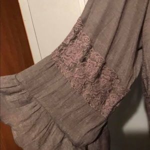 Boho Plus Size Tunic Shirt and Jacket